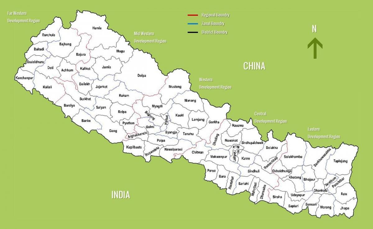 kartta nepal