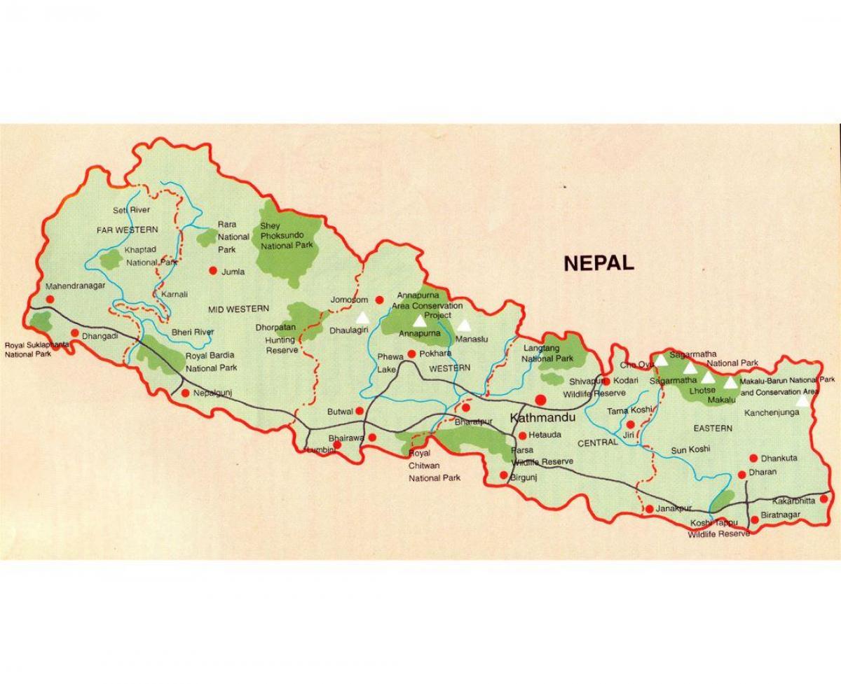 Kartta nepalin rautatie-butwal