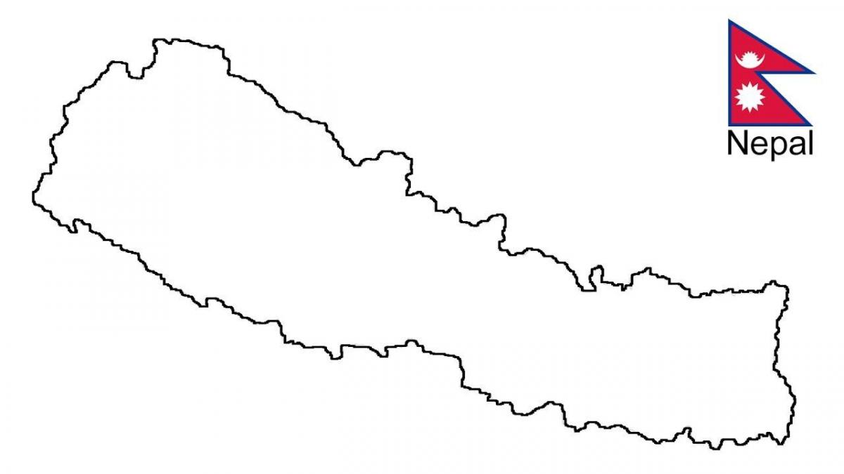 Kartta piirtää nepal