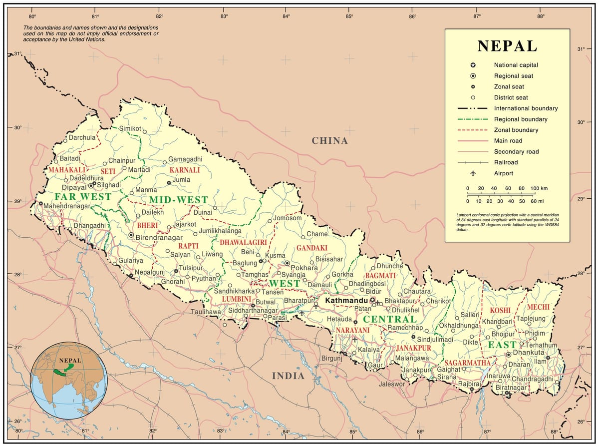 online-kartta nepal