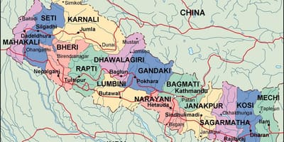 Kartta digitaalisen nepal