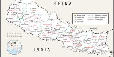 Kartta talon nepal