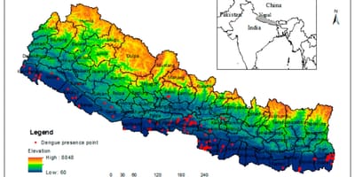 Kartta nepalin ilmasto