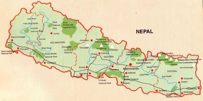 Kartta nepalin rautatie-butwal